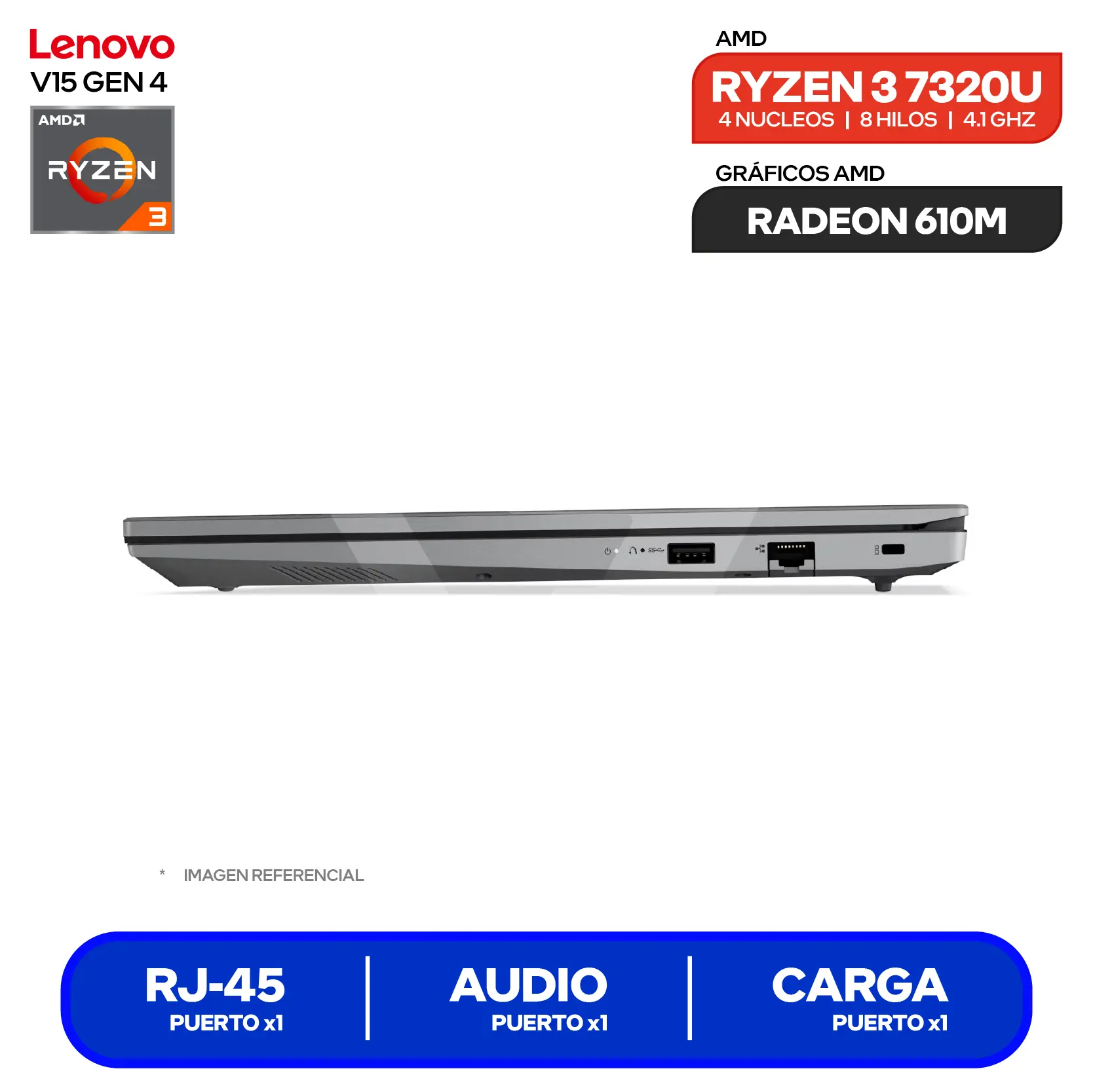 Laptop Lenovo LOQ Essential 15IRX11 (82YU017LLM) Intel Core i5-13450HX, GeForce RTX 5050 8GB, RAM 16GB, SSD 512GB, 15.6'' FHD, FreeDos