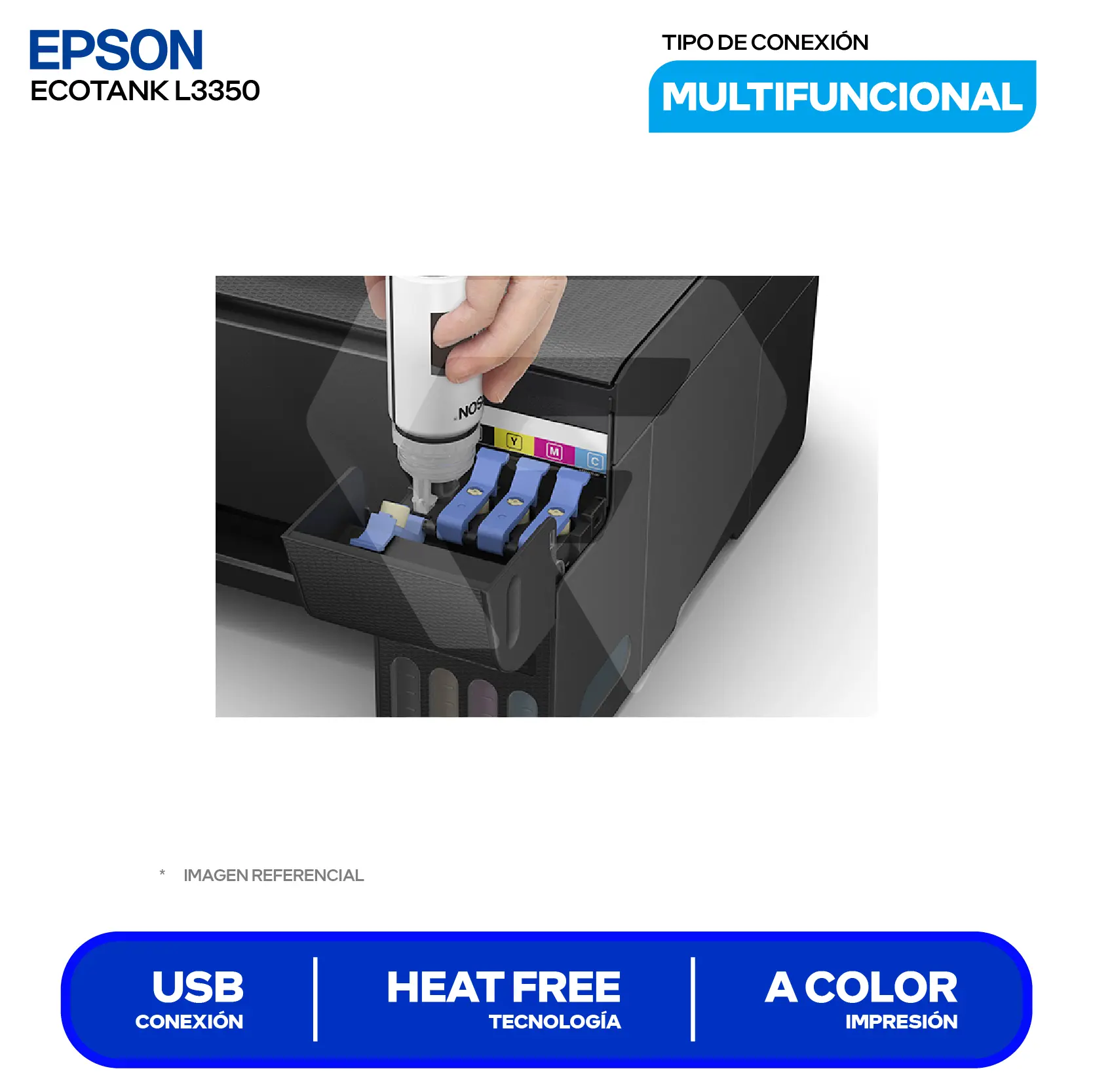 Impresora Multifuncional Epson EcoTank L3310 (C11CL61301)